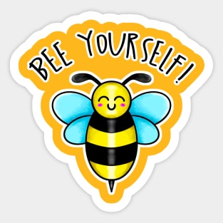 Kawaii Bee Yourself Sticker